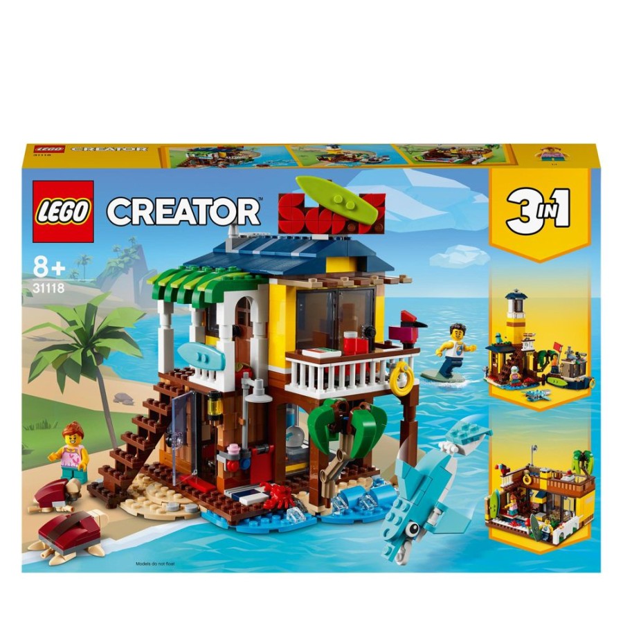 Spielzeug LEGO | Lego Creator 31118 Surfer-Strandhaus