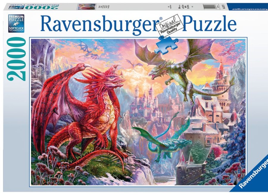 Spielzeug Ravensburger | Ravensburger Puzzle Drachenland 2000T