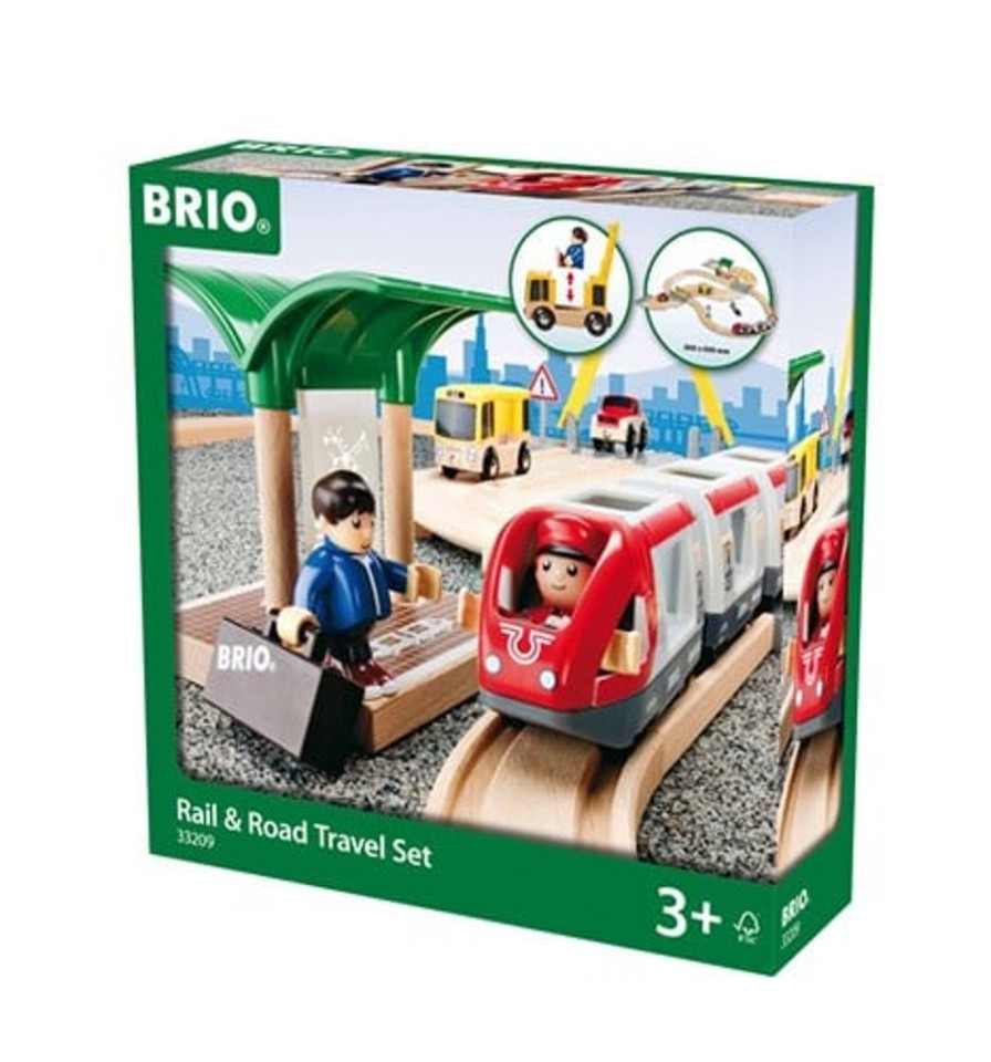 Spielzeug BRIO | Brio Strasen Und Schienen Reisezug Set