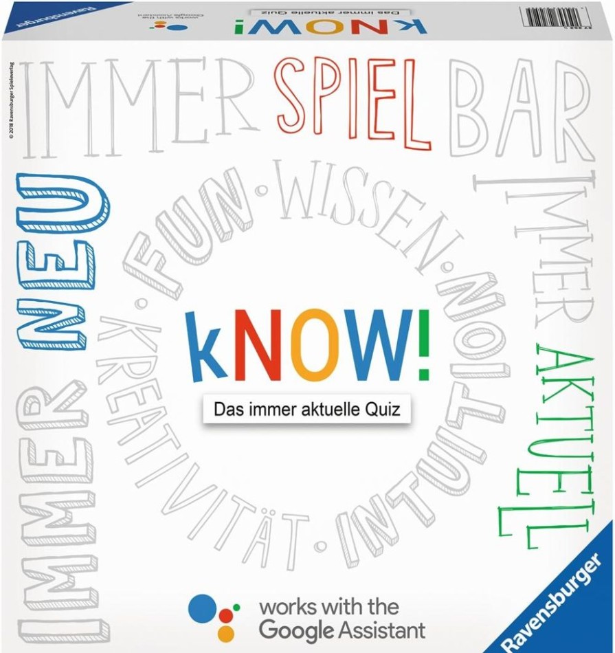 Spielzeug Ravensburger | Ravensburger Know! Google Home Spiel