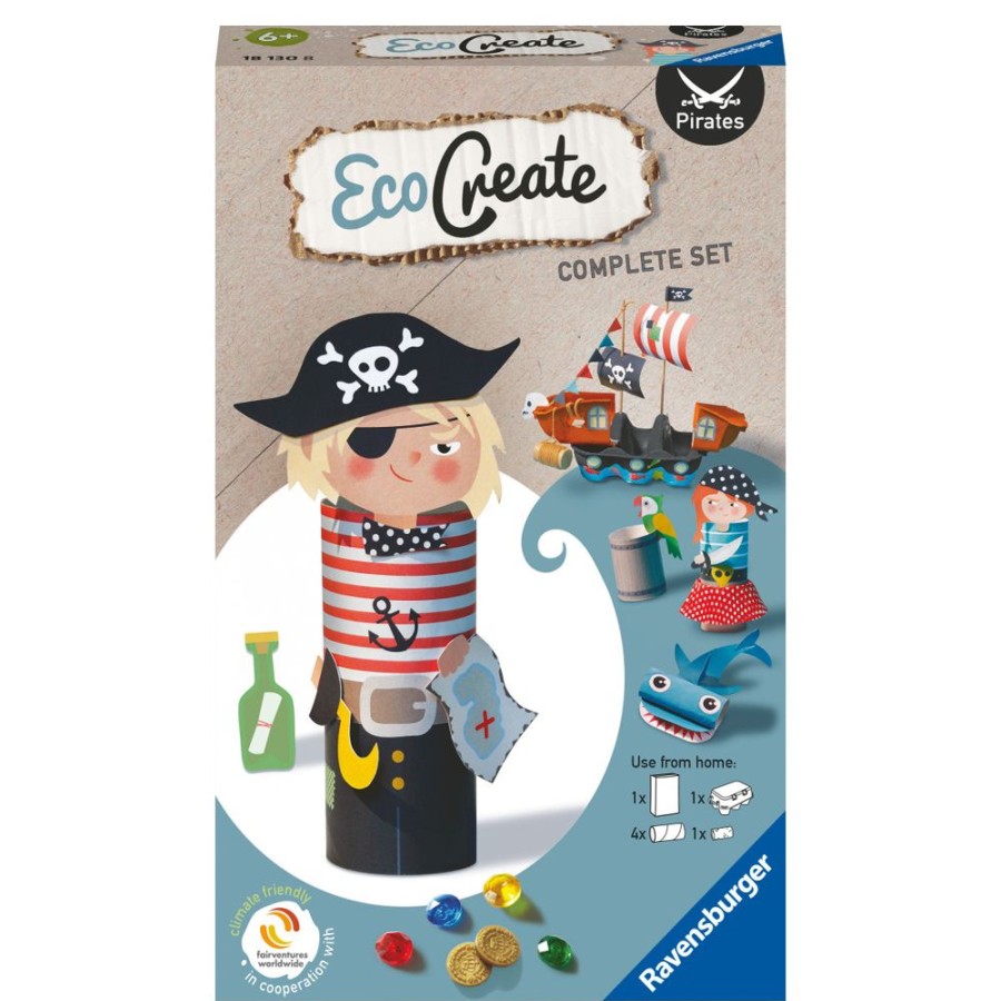 Spielzeug Ravensburger | Ravensburger Ecocreate Pirates