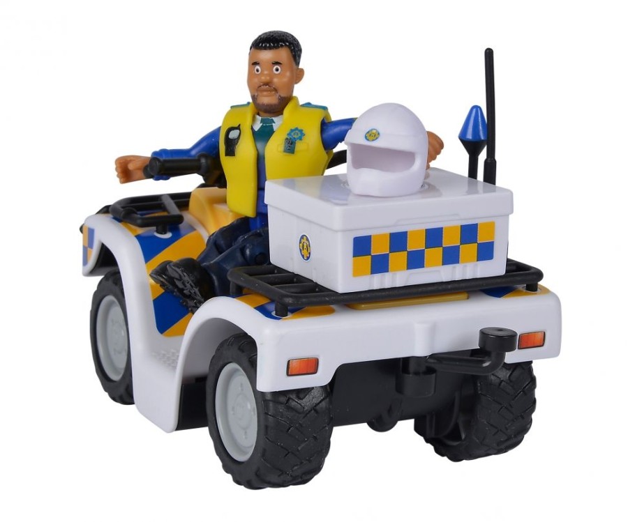 Spielzeug Simba Toys | Simba Feuerwehrmann Sam Polizei Quad M Figur