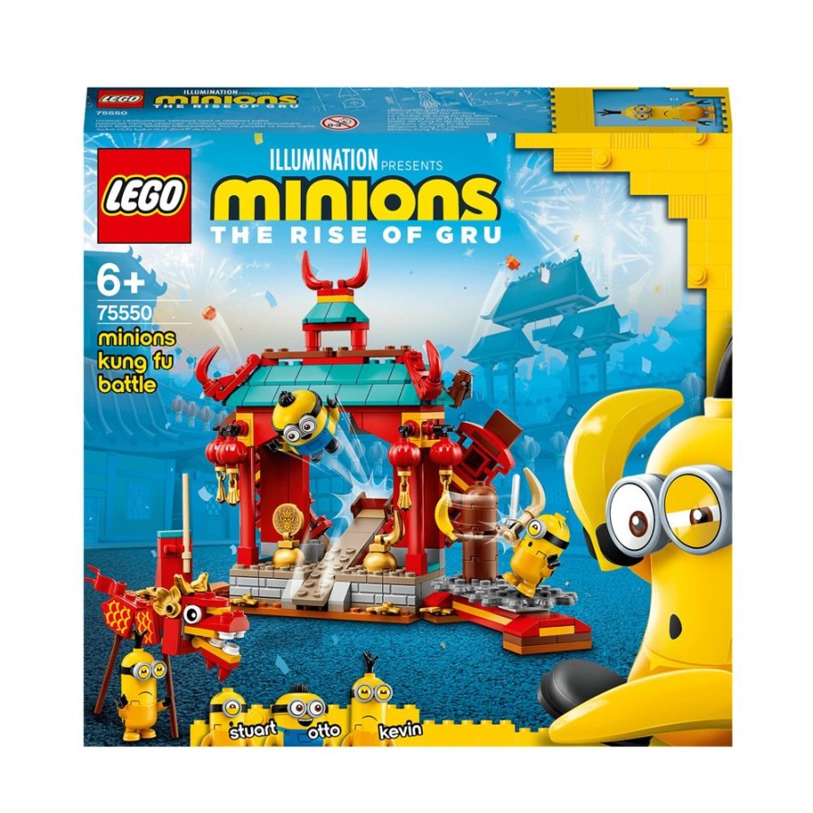 Spielzeug LEGO | Lego Minions 75550 Minions Kung Fu Tempel