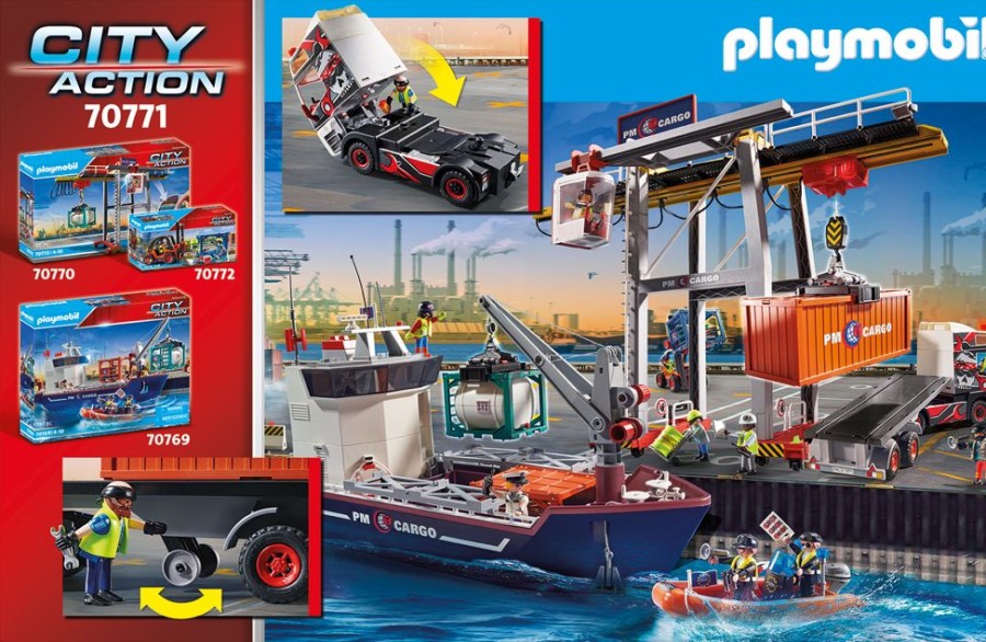 Spielzeug Playmobil | Playmobil 70771 Lkw Mit Anhanger