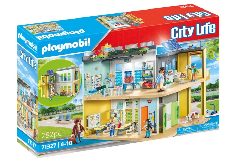 Spielzeug Playmobil | Playmobil 71327 Grose Schule