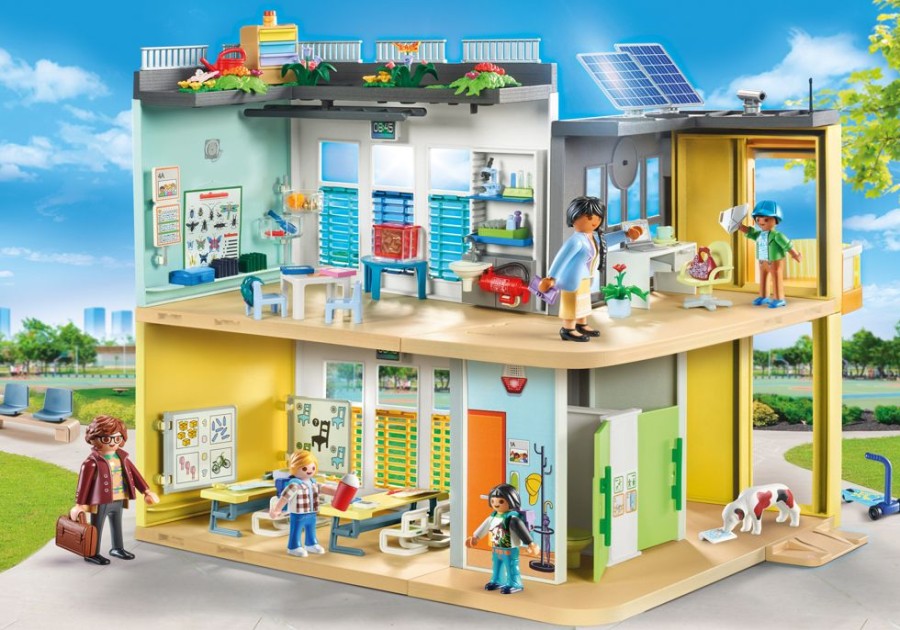 Spielzeug Playmobil | Playmobil 71327 Grose Schule