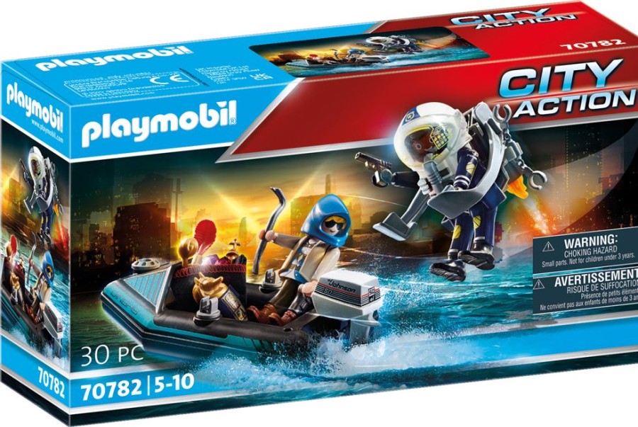 Spielzeug Playmobil | Playmobil City Action 70782 Polizei Jetpack