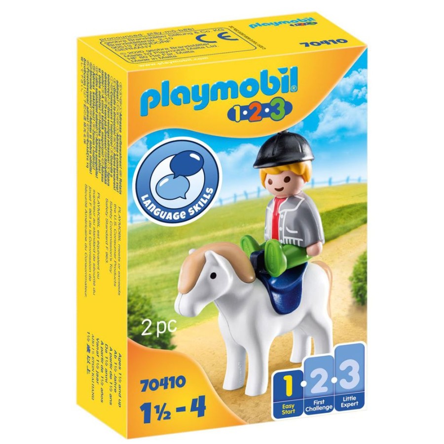 Spielzeug Playmobil | Playmobil 70410 Junge Mit Pony