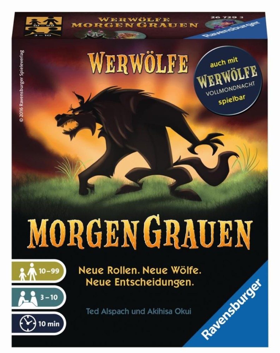 Spielzeug Ravensburger | Ravensburger Werwolfe Morgengrauen