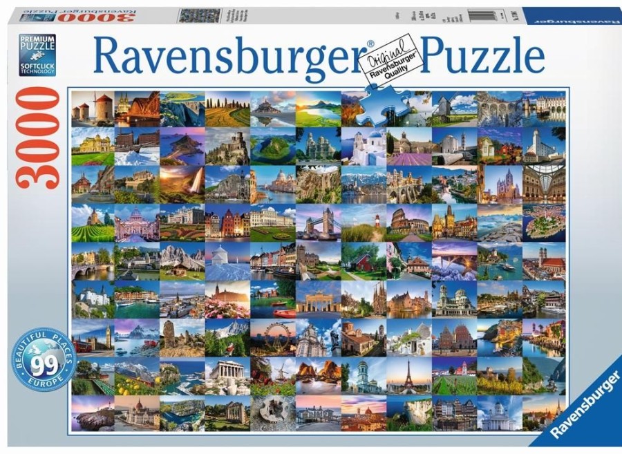 Spielzeug Ravensburger | Ravensburger Puzzle Die 99 Schonsten Platze