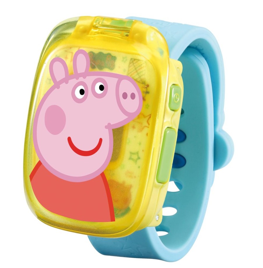 Spielzeug Vtech | Vtech Peppas Lernuhr Blau