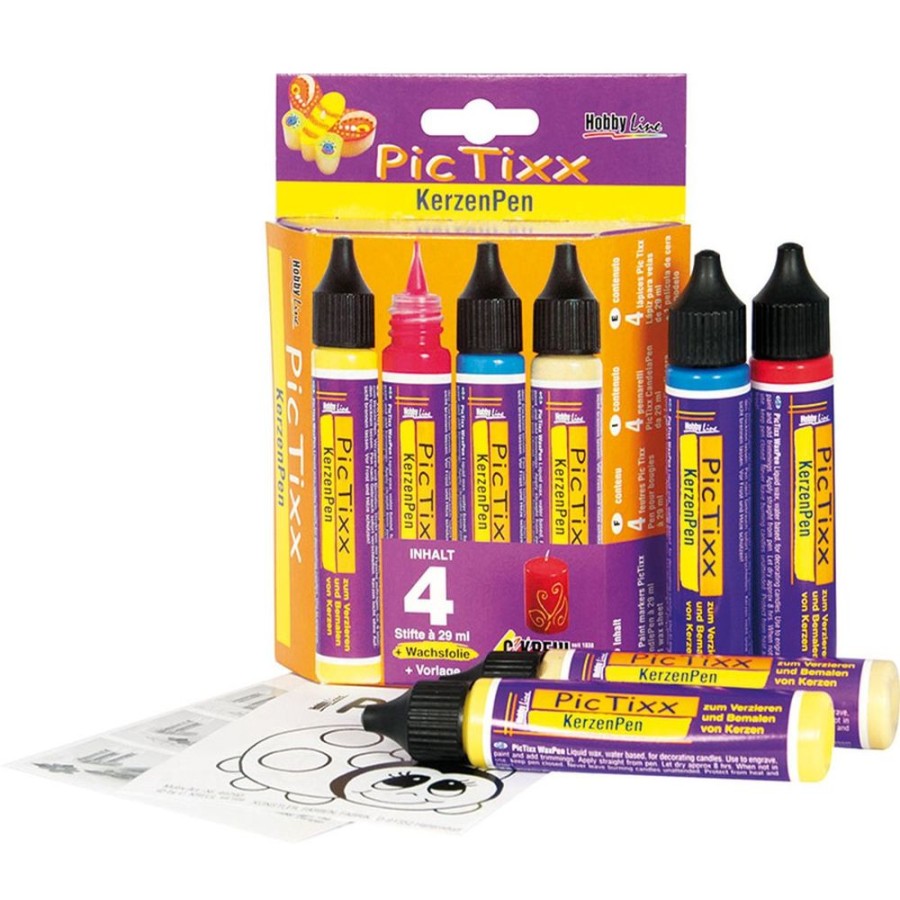 Spielzeug C. Kreul | Hobby Line Kerzen Pen 4Er Set