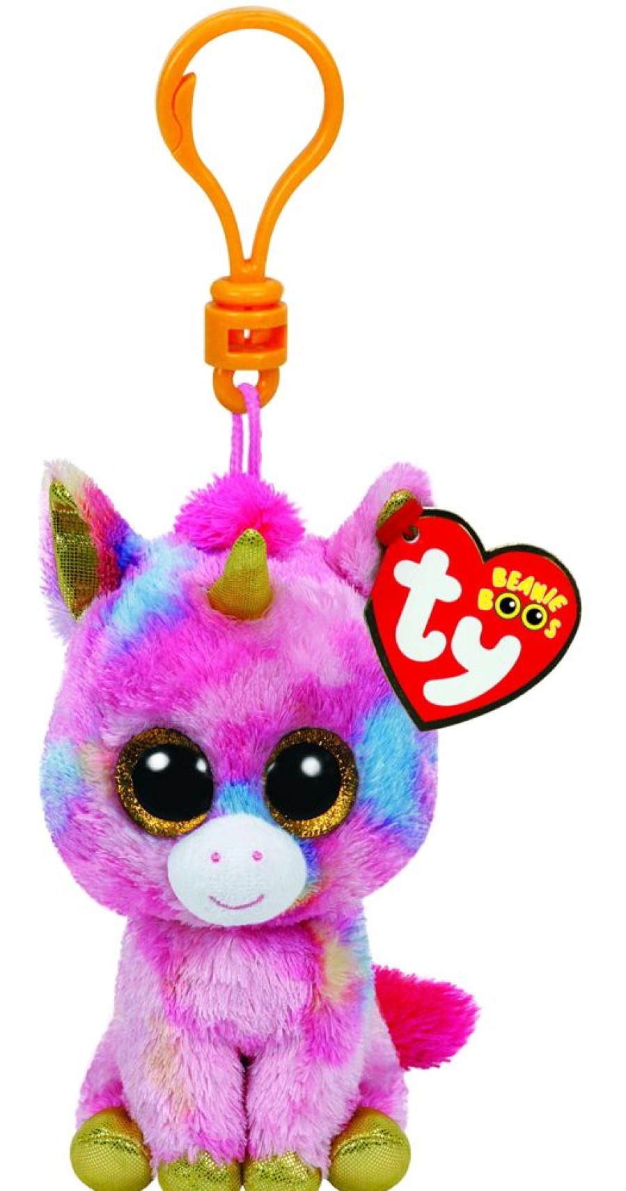 Spielzeug TY | Ty Beanie Boos Clip Einhorn Fantasia 8,5Cm