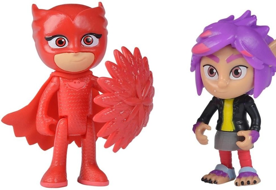 Spielzeug Simba Toys | Pj Masks Figurenset Owlette Und Rip