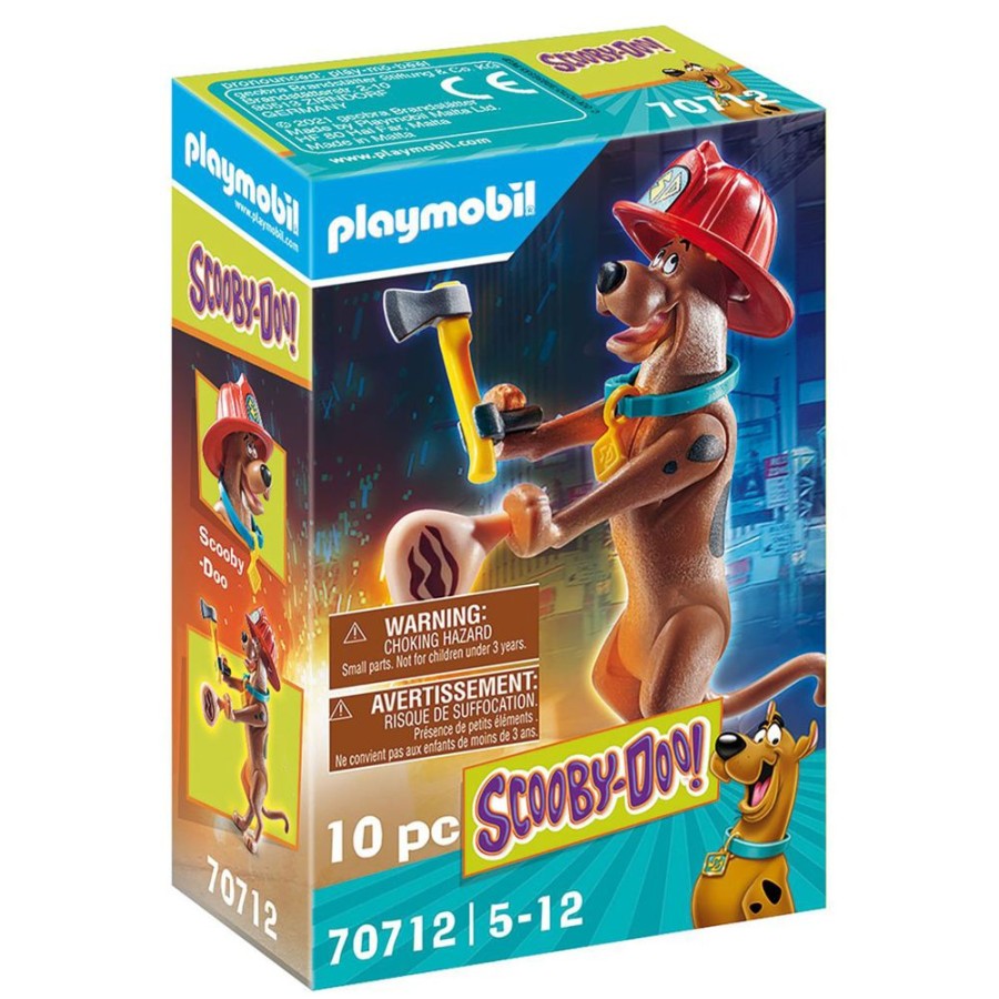 Spielzeug Playmobil | Playmobil 70712 Scooby-Doo Sammelfigur Feuerwehr