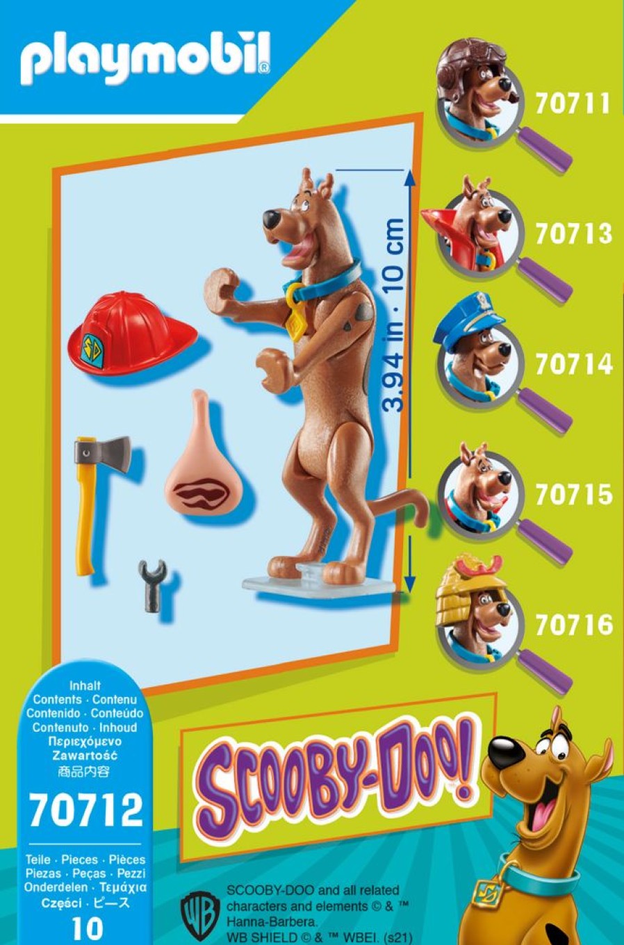 Spielzeug Playmobil | Playmobil 70712 Scooby-Doo Sammelfigur Feuerwehr