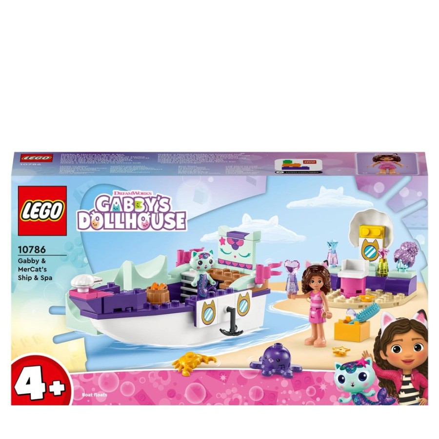 Spielzeug LEGO | Lego Gabby'S Dollhouse 10786 Meerkatzchens Schiff