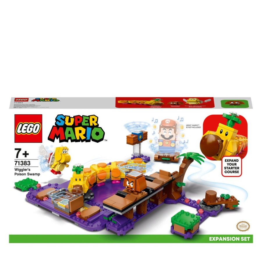 Spielzeug LEGO | Lego Super Mario 71383 Wigglers Giftsumpf