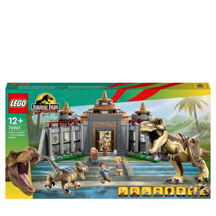 Spielzeug LEGO | Lego Jurassic Park 76961 Angriff T.Rex Und Raptors