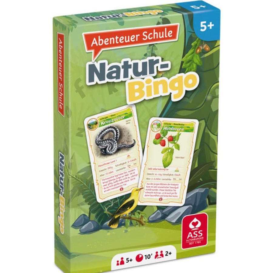 Spielzeug ASS | Ass Abenteuer Schule - Natur Bingo