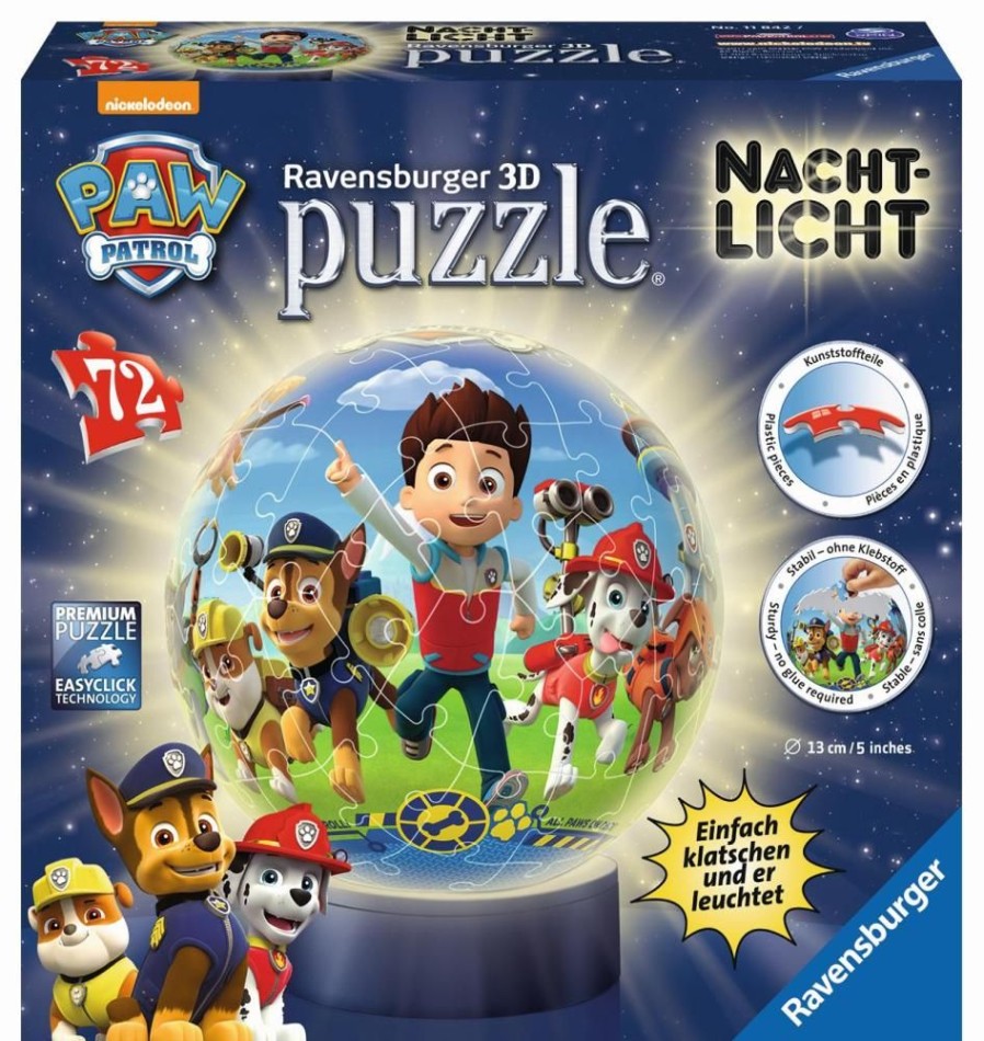 Spielzeug Ravensburger | 3D Puzzle Nachtlicht Paw Patrol