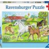 Spielzeug Ravensburger | Ravensburger Puzzle Auf Dem Pferdehof 2 X24 Teile