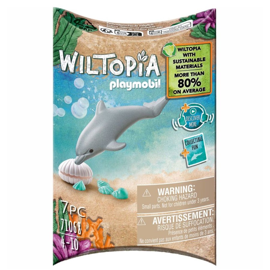 Spielzeug Playmobil | Playmobil Wiltopia 71068 Junger Delfin