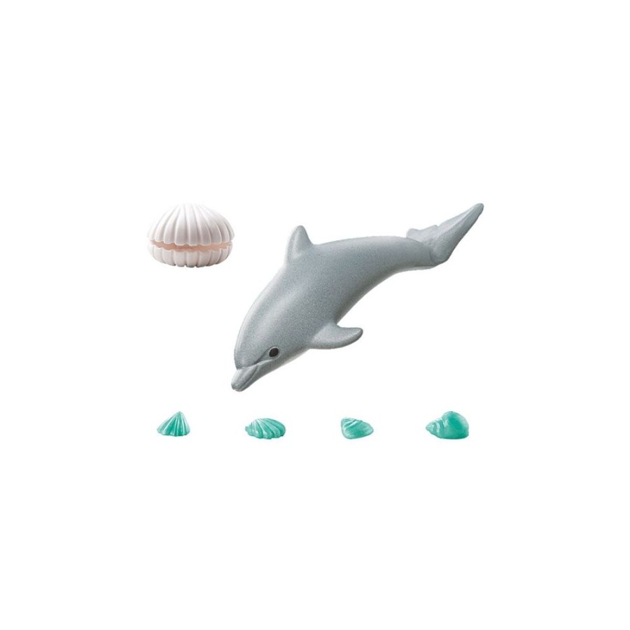 Spielzeug Playmobil | Playmobil Wiltopia 71068 Junger Delfin