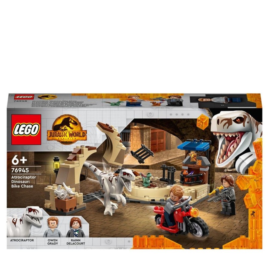 Spielzeug LEGO | Lego Jurassic World 76945 Motorradverfolgungsjagd