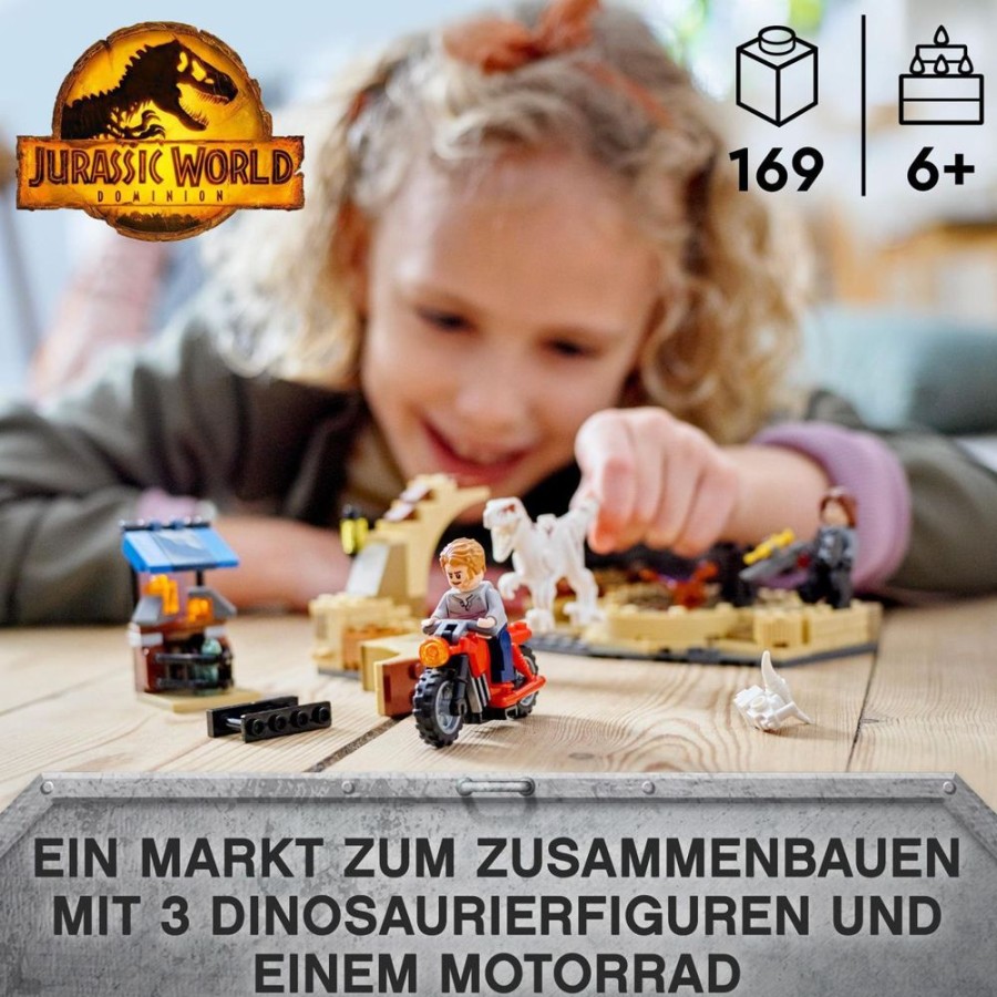 Spielzeug LEGO | Lego Jurassic World 76945 Motorradverfolgungsjagd