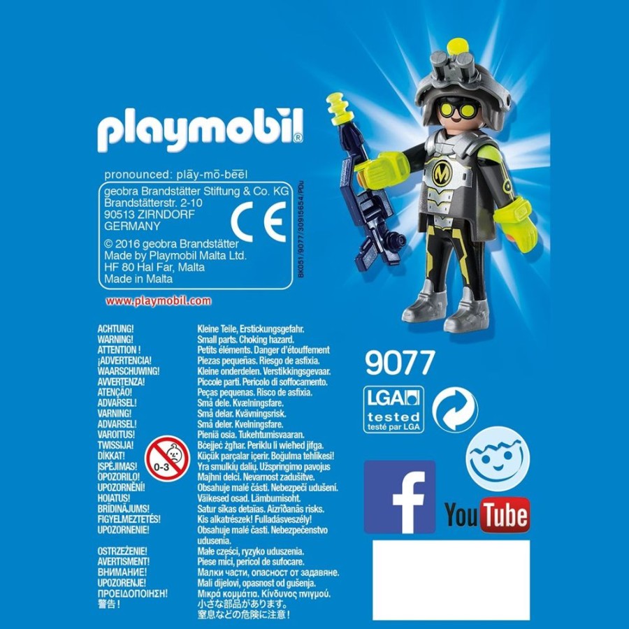 Spielzeug Playmobil | Playmobil 9077 Mega Masters Nachtspion