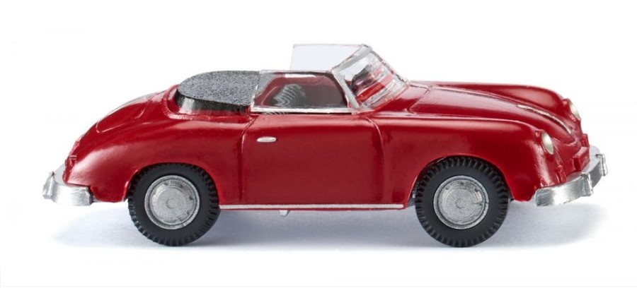 Spielzeug WIKING | Wiking 16003 H0 Porsche 356 Cabrio Signalrot