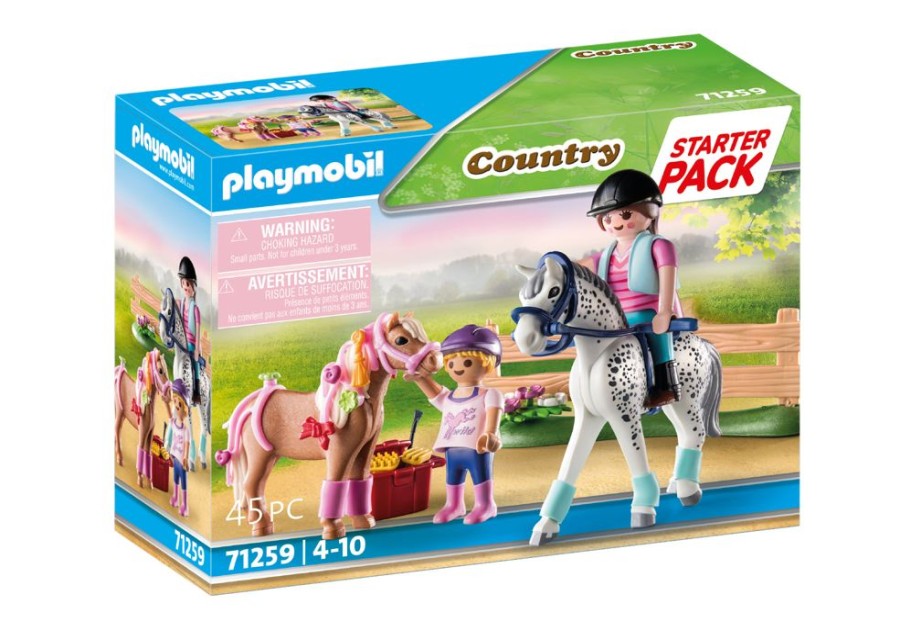 Spielzeug Playmobil | Playmobil 71259 Starter Pack Pferdepflege