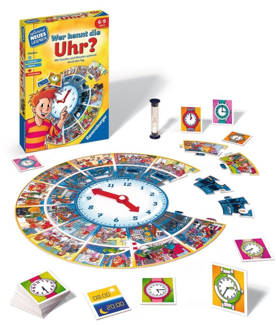 Spielzeug Ravensburger | Ravensburger Wer Kennt Die Uhr