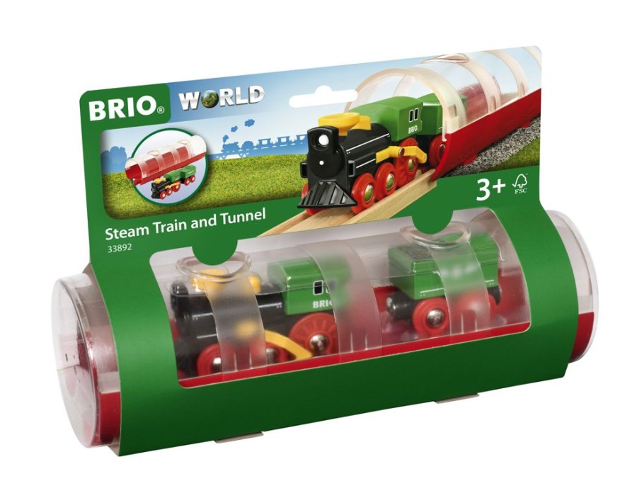 Spielzeug BRIO | Brio Tunnel Box Dampflokzug D