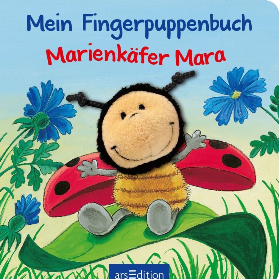 Spielzeug arsEdition | Mein Fingerpuppenbuch Marienkafer Mara