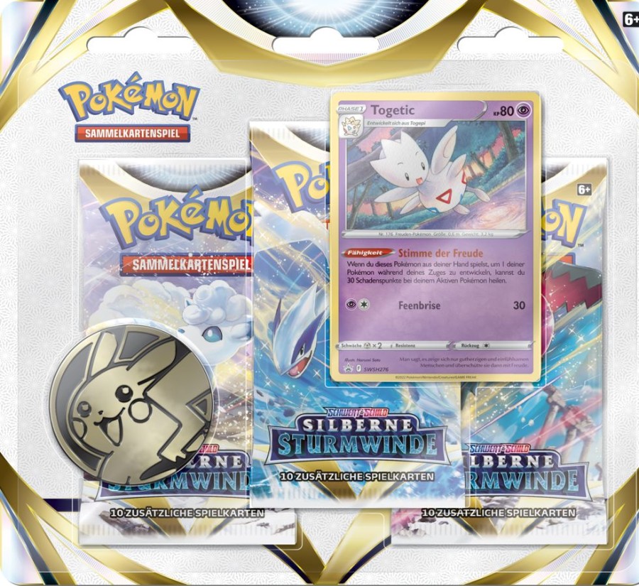 Spielzeug AMIGO | Pokemon Booster Schwert&Schild Silberne Sturmwinde