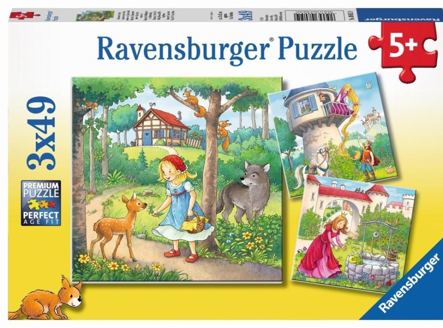 Spielzeug Ravensburger | Ravensburger Puzzle Rapunzel, Rotkappchen