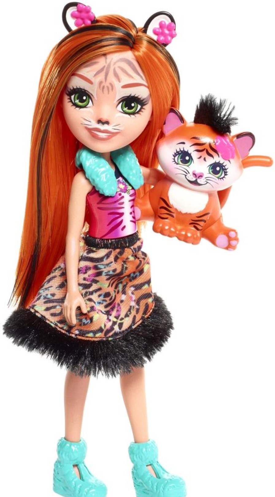 Spielzeug Mattel | Enchantimals Tigermadchen Tanzie Tiger & Tuft