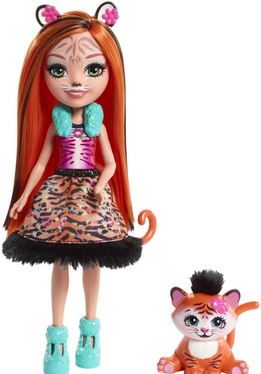 Spielzeug Mattel | Enchantimals Tigermadchen Tanzie Tiger & Tuft