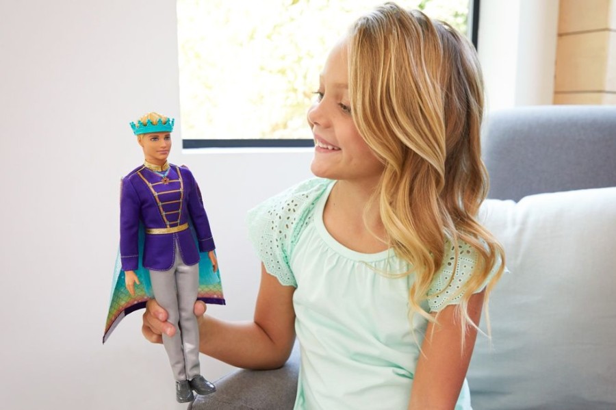 Spielzeug Barbie | Barbie Ken Dreamtopia 2-In-1 Prinz& Meermann Puppe