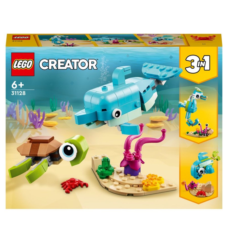 Spielzeug LEGO | Lego Creator 31128 Delfin Und Schildkrote