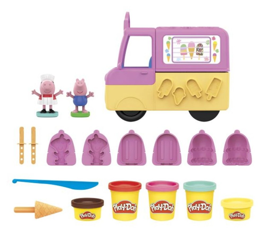 Spielzeug Hasbro | Play-Doh Peppas Eiswagen