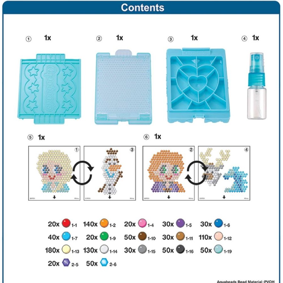 Spielzeug Aquabeads | Aquabeads Die Eiskonigin 2 Motivset