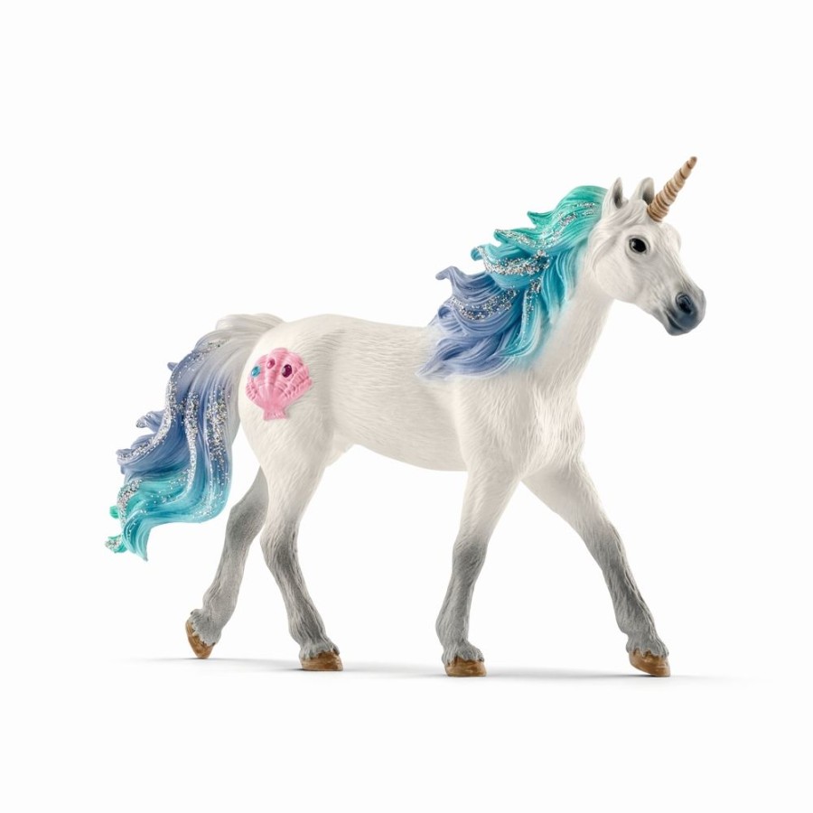 Spielzeug Schleich | Schleich 70571 Meereseinhorn Hengst