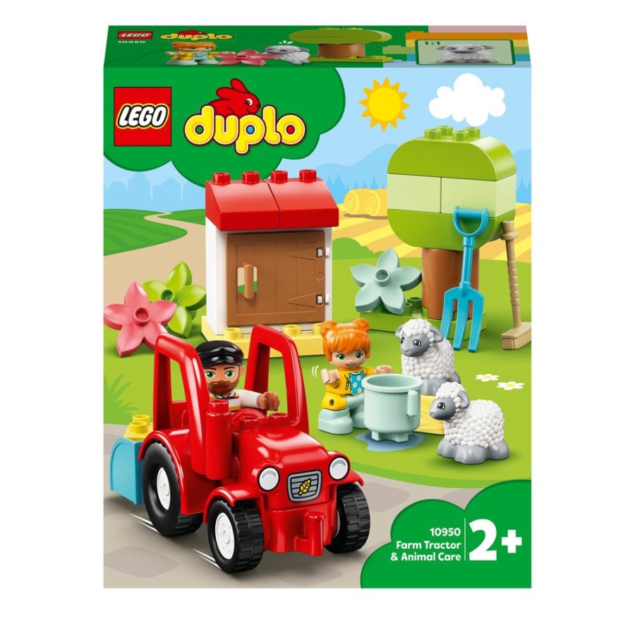 Spielzeug LEGO | Lego Duplo Town 10950 Traktor Und Tierpflege