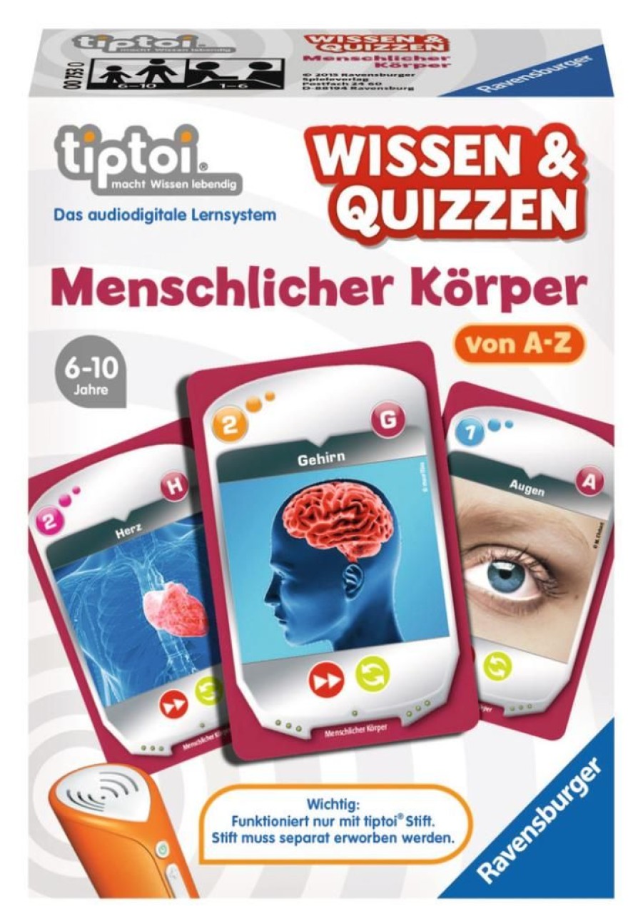 Spielzeug Ravensburger | Tiptoi Wissen Und Quizzen Menschlicher Korper