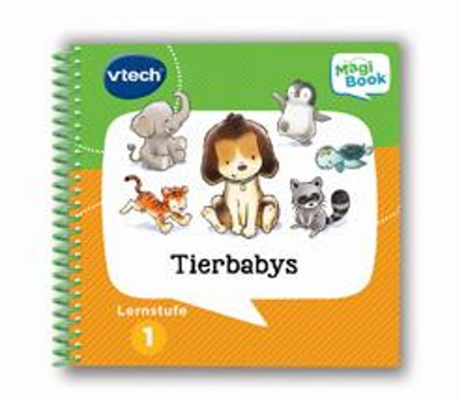 Spielzeug Vtech | Vtech Magibook Tierbabys Lernstufe 1