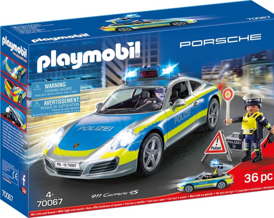 Spielzeug Playmobil | Playmobil 70067 Porsche 911 Carrera 4S Polizei