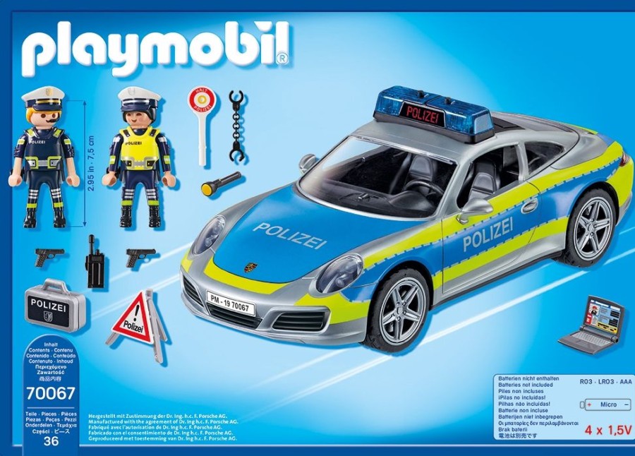 Spielzeug Playmobil | Playmobil 70067 Porsche 911 Carrera 4S Polizei